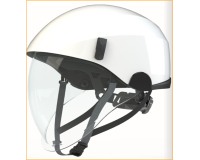 Hard Hat with arc class 1 integral visor. Meets IEC 62819